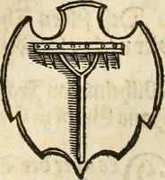 An illustration from Thurnier Buch : von Anfang, Vrsachen, Vrsprung vnd Herkommen der Thurnier im Heyligen Römischen Reich Teutscher Nation, wie viel offentlicher Landthurnier von Keyser Heinrich dem Ersten dieses Namens an biss auff den jetztregierenden Keyser Maximilian den Andern ... vnd in welchen Stetten die alle gehalten ... Alles jetzunder von neuwem zusammen getragen, mit schönen neuwen Figuren, sonderlich auch der adelischen Wappen, auffs schönest zugericht .. (1566)