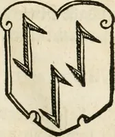 Picture 197 of 297 from Thurnier Buch : von Anfang, Vrsachen, Vrsprung vnd Herkommen der Thurnier im Heyligen Römischen Reich Teutscher Nation, wie viel offentlicher Landthurnier von Keyser Heinrich dem Ersten dieses Namens an biss auff den jetztregierenden Keyser Maximilian den Andern ... vnd in welchen Stetten die alle gehalten ... Alles jetzunder von neuwem zusammen getragen, mit schönen neuwen Figuren, sonderlich auch der adelischen Wappen, auffs schönest zugericht .. (1566), leaf 344