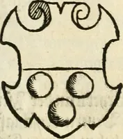An illustration from Thurnier Buch : von Anfang, Vrsachen, Vrsprung vnd Herkommen der Thurnier im Heyligen Römischen Reich Teutscher Nation, wie viel offentlicher Landthurnier von Keyser Heinrich dem Ersten dieses Namens an biss auff den jetztregierenden Keyser Maximilian den Andern ... vnd in welchen Stetten die alle gehalten ... Alles jetzunder von neuwem zusammen getragen, mit schönen neuwen Figuren, sonderlich auch der adelischen Wappen, auffs schönest zugericht .. (1566)