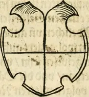 An illustration from Thurnier Buch : von Anfang, Vrsachen, Vrsprung vnd Herkommen der Thurnier im Heyligen Römischen Reich Teutscher Nation, wie viel offentlicher Landthurnier von Keyser Heinrich dem Ersten dieses Namens an biss auff den jetztregierenden Keyser Maximilian den Andern ... vnd in welchen Stetten die alle gehalten ... Alles jetzunder von neuwem zusammen getragen, mit schönen neuwen Figuren, sonderlich auch der adelischen Wappen, auffs schönest zugericht .. (1566)
