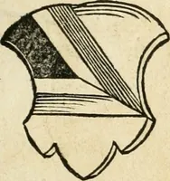 An illustration from Thurnier Buch : von Anfang, Vrsachen, Vrsprung vnd Herkommen der Thurnier im Heyligen Römischen Reich Teutscher Nation, wie viel offentlicher Landthurnier von Keyser Heinrich dem Ersten dieses Namens an biss auff den jetztregierenden Keyser Maximilian den Andern ... vnd in welchen Stetten die alle gehalten ... Alles jetzunder von neuwem zusammen getragen, mit schönen neuwen Figuren, sonderlich auch der adelischen Wappen, auffs schönest zugericht .. (1566)