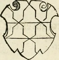An illustration from Thurnier Buch : von Anfang, Vrsachen, Vrsprung vnd Herkommen der Thurnier im Heyligen Römischen Reich Teutscher Nation, wie viel offentlicher Landthurnier von Keyser Heinrich dem Ersten dieses Namens an biss auff den jetztregierenden Keyser Maximilian den Andern ... vnd in welchen Stetten die alle gehalten ... Alles jetzunder von neuwem zusammen getragen, mit schönen neuwen Figuren, sonderlich auch der adelischen Wappen, auffs schönest zugericht .. (1566)