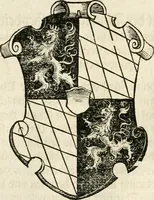 An illustration from Thurnier Buch : von Anfang, Vrsachen, Vrsprung vnd Herkommen der Thurnier im Heyligen Römischen Reich Teutscher Nation, wie viel offentlicher Landthurnier von Keyser Heinrich dem Ersten dieses Namens an biss auff den jetztregierenden Keyser Maximilian den Andern ... vnd in welchen Stetten die alle gehalten ... Alles jetzunder von neuwem zusammen getragen, mit schönen neuwen Figuren, sonderlich auch der adelischen Wappen, auffs schönest zugericht .. (1566)