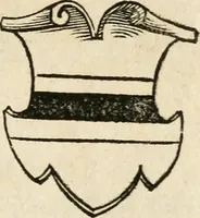 An illustration from Thurnier Buch : von Anfang, Vrsachen, Vrsprung vnd Herkommen der Thurnier im Heyligen Römischen Reich Teutscher Nation, wie viel offentlicher Landthurnier von Keyser Heinrich dem Ersten dieses Namens an biss auff den jetztregierenden Keyser Maximilian den Andern ... vnd in welchen Stetten die alle gehalten ... Alles jetzunder von neuwem zusammen getragen, mit schönen neuwen Figuren, sonderlich auch der adelischen Wappen, auffs schönest zugericht .. (1566)