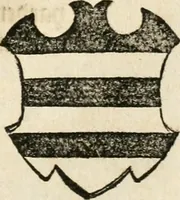 An illustration from Thurnier Buch : von Anfang, Vrsachen, Vrsprung vnd Herkommen der Thurnier im Heyligen Römischen Reich Teutscher Nation, wie viel offentlicher Landthurnier von Keyser Heinrich dem Ersten dieses Namens an biss auff den jetztregierenden Keyser Maximilian den Andern ... vnd in welchen Stetten die alle gehalten ... Alles jetzunder von neuwem zusammen getragen, mit schönen neuwen Figuren, sonderlich auch der adelischen Wappen, auffs schönest zugericht .. (1566)