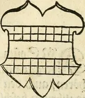 An illustration from Thurnier Buch : von Anfang, Vrsachen, Vrsprung vnd Herkommen der Thurnier im Heyligen Römischen Reich Teutscher Nation, wie viel offentlicher Landthurnier von Keyser Heinrich dem Ersten dieses Namens an biss auff den jetztregierenden Keyser Maximilian den Andern ... vnd in welchen Stetten die alle gehalten ... Alles jetzunder von neuwem zusammen getragen, mit schönen neuwen Figuren, sonderlich auch der adelischen Wappen, auffs schönest zugericht .. (1566)