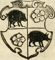 Picture 47 of 297 from Thurnier Buch : von Anfang, Vrsachen, Vrsprung vnd Herkommen der Thurnier im Heyligen Römischen Reich Teutscher Nation, wie viel offentlicher Landthurnier von Keyser Heinrich dem Ersten dieses Namens an biss auff den jetztregierenden Keyser Maximilian den Andern ... vnd in welchen Stetten die alle gehalten ... Alles jetzunder von neuwem zusammen getragen, mit schönen neuwen Figuren, sonderlich auch der adelischen Wappen, auffs schönest zugericht .. (1566), leaf 78