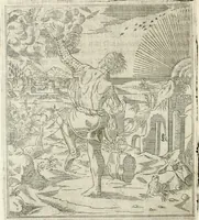 Picture 11 of 69 from Thurnier Buch, warhafftiger ritterlicher Thate : so in dem Monat Junij des vergangnen LX. Jars in vnd ausserhalb der Statt Wienn zu Ross vnd zu Fuess, auff Wasser vnd Lannd gehalten worden, mit schönen Figuren contrafeet : vnd dem Allerdurchleuchtigisten, Grossmechtigisten Fürsten vnnd Herrn, Herren Ferdinando, erweltem Römischen Kayser ... (1561), leaf 15