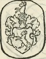 An illustration from Thurnier Buch, warhafftiger ritterlicher Thate : so in dem Monat Junij des vergangnen LX. Jars in vnd ausserhalb der Statt Wienn zu Ross vnd zu Fuess, auff Wasser vnd Lannd gehalten worden, mit schönen Figuren contrafeet : vnd dem Allerdurchleuchtigisten, Grossmechtigisten Fürsten vnnd Herrn, Herren Ferdinando, erweltem Römischen Kayser ... (1561)