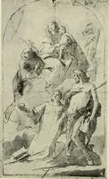 An illustration from Tiepolo, la vie et l'oeuvre du peintre; (1911)