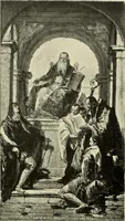 An illustration from Tiepolo, la vie et l'oeuvre du peintre; (1911)