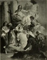 An illustration from Tiepolo, la vie et l'oeuvre du peintre; (1911)