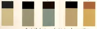 An illustration from Tinting and mixing chart : for pure white, clear colors, flat tints and shades. (1910)