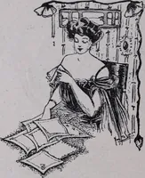 An illustration from Tissus et nouveauts 1909 (1909)