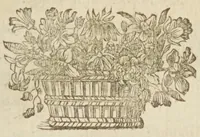An illustration from Titi Petronii Arbitri equitis Romani Satyricon : cui accedunt diversorum poëtarum Lusus in Priapum, Errones Venerei, Pervigilium Veneris, Floridi de Qualitate vitae, epigrammata Valerii Aeditui, Ausonii Cento nuptialis, Cupido cruci-affixus, ejusdem Rosae, Priapisimus, epistolae de Cleopatra, cum ecloga Tobiae Gutberleth ; cum notis Bourdelotii & glossario Petroniano (1677)
