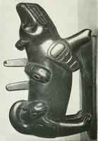 Picture 12 of 56 from Tlinkit u. Haida : Indianerstämme der Westküste von Nord-Amerika : Kultische Kunst und Mythen des Kulturkreises (1922), leaf 63