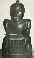 An illustration from Tlinkit u. Haida : Indianerstämme der Westküste von Nord-Amerika : Kultische Kunst und Mythen des Kulturkreises (1922)
