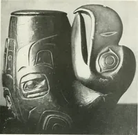 An illustration from Tlinkit u. Haida : Indianerstämme der Westküste von Nord-Amerika : Kultische Kunst und Mythen des Kulturkreises (1922)
