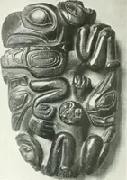 An illustration from Tlinkit u. Haida : Indianerstämme der Westküste von Nord-Amerika : Kultische Kunst und Mythen des Kulturkreises (1922)