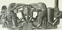 Picture 23 of 56 from Tlinkit u. Haida : Indianerstämme der Westküste von Nord-Amerika : Kultische Kunst und Mythen des Kulturkreises (1922), leaf 74