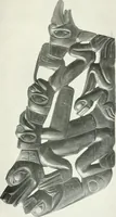 An illustration from Tlinkit u. Haida : Indianerstämme der Westküste von Nord-Amerika : Kultische Kunst und Mythen des Kulturkreises (1922)