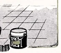 An illustration from Toch's cement filler and cement floor paint : make Portland cement floors everlasting : manufactured by Toch Bros. ... [etc.]. (1914)