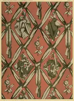 An illustration from Étoffes imprimées et papiers peints; (1924)