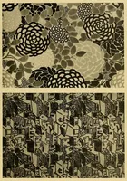An illustration from Étoffes imprimées et papiers peints; (1924)