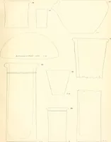 An illustration from Tombs of the third Egyptian dynasty at Reqâqnah and Bêt Khallâf (1904)