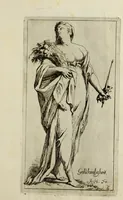 Picture 4 of 25 from Toneel van Sinnebeelden : geopent tot Dienst van Schilders Beelthouders etc (1700), leaf 15