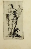Picture 2 of 25 from Toneel van Sinnebeelden : geopent tot Dienst van Schilders Beelthouders etc (1700), leaf 9