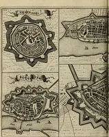 An illustration from Tooneel des oorlogs, opgerecht in de Vereenigde Nederlanden : door de wapenen van de koningen van Vrankryk en Engeland, Keulsche en Munstersche Bisschoppen : tegen de Staten der Vereenigde Nederlanden, en hare geallieerden ... (1675)