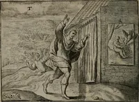 Picture 75 of 76 from Toonneel des menschelikken levens : Of de vernieuwde gulden winkel ; waer in door poëtische, historische, morale, en schriftuurlikke leeringen, den mensche vertoont werdt, hoedanigh hy zijn leven, handel, en wandel, zediglik, eerbaarlik en vermakelik fal overbrengen (1661), leaf 167