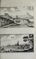 An illustration from Topographia Archiepiscopatuvm Moguntinensis, Treuirensis, et Coloniensis : das ist, Beschreibung der vornembsten Stätt vnd Plätz in denen Ertzbistumen Maÿnz, Trier, vnd Cöln (1646)