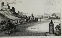 An illustration from Topographia Archiepiscopatuvm Moguntinensis, Treuirensis, et Coloniensis : das ist, Beschreibung der vornembsten Stätt vnd Plätz in denen Ertzbistumen Maÿnz, Trier, vnd Cöln (1646)