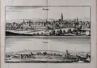 An illustration from Topographia Bavariæ : das ist, Beschreib. vnd aigentliche Abbildung der vornembsten Stätt vnd Orth in Ober vnd Nieder Beÿern, der Ober Pfaltz, vnd anderen, zum hochlöblichen Baÿrischen Craisse hehörigen Landschaften (1660)