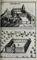 An illustration from Topographia Palatinatus Rheni et vicinarum regionum : das ist, Beschreibung vnd eigentliche Abbildungen der vornemsten Statte V. Plätz der Vntern Pfaltz am Rhein vnd benachbarten Landschaften, als der Bistumer Wormbs vnd Speÿer, der Bergstrass, des Westerreichs, Hundrücks, Zweÿbrüggen, etc. : sampt einer Zugabe ettlicher des, H. Röm. Reichs zu dem Ober Reinischen Cräyss gezogenen ständen, als Bisantz, Metz, Tull, Verdun, Lothringen, Savoyen, etc (1645)