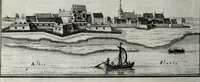 An illustration from Topographia Saxoniæ Inferioris : das ist, Beschreibung der vornehmsten Stätte vnnd Plätz in dem hochl. Nider Sachss., Craÿss (1653)