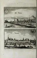 An illustration from Topographia Sveviæ : das ist, Beschreib. vnd aigentliche Abcontrafeitung der fürnembstẽ Stätt vnd Plätz in Ober vnd Nider Schwaben, Hertzogthum Würtenberg, Marggraffschafft Baden, vnd andern zu dem hochlöbl. Schwabischen Craisse gehörigen Landschafften vnd Orten (1660)