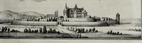 An illustration from Topographia Westphaliæ : das ist, Beschreibung der vornembsten, vnd bekantisten Stätte, vnd Plätz, im hochlöbl. westphälischen Craisse (1647)