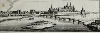 An illustration from Topographia Westphaliæ : das ist, Beschreibung der vornembsten, vnd bekantisten Stätte, vnd Plätz, im hochlöbl. westphälischen Craisse (1647)