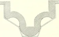 An illustration from Topographie der historischen und Kunst-Denkmale im Königreiche Böhmen von der Urzeit bis zum Anfange des XIX Jahrhundertes (1897)