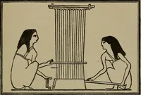 An illustration from Tops, a new American industry; a study in the development of the American worsted manufacture. The Arlington mills (1898)