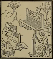 An illustration from Tops, a new American industry; a study in the development of the American worsted manufacture. The Arlington mills (1898)