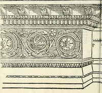 An illustration from Torelli Saraynae Veronensis leg. doct. De origine et amplitudine ciuitatis Veronæ : eiusdem de viris illustribus antiquis veronensibus, de his, qui potiti fuerunt dominio ciuitatis Veronæ, de monumentis antiquis vrbis, & agri veronensis, de interpretatione litterarum antiquarum : index præterea huius operis in calce additus est (1540)