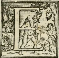 An illustration from Torneo fatto sotto il castello d'Argio da' ss. caualieri bolognesi il di IX. febraio 1578 (1578)
