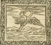 An illustration from Tou Hagiou Patros hemon Epiphaniou, episkopou Konstanteias Kyprou, Peri ton physiologon; tou autou Eis ta baia logos. Sancti patris nostri Epiphanii, Episcopi Constantiae Cypri, Ad physiologum; Eiusdem In die festo palmarum sermo (1587)