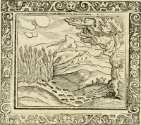 Picture 47 of 80 from Tou Hagiou Patros hemon Epiphaniou, episkopou Konstanteias Kyprou, Peri ton physiologon; tou autou Eis ta baia logos. Sancti patris nostri Epiphanii, Episcopi Constantiae Cypri, Ad physiologum; Eiusdem In die festo palmarum sermo (1587), leaf 87