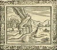 Picture 54 of 80 from Tou Hagiou Patros hemon Epiphaniou, episkopou Konstanteias Kyprou, Peri ton physiologon; tou autou Eis ta baia logos. Sancti patris nostri Epiphanii, Episcopi Constantiae Cypri, Ad physiologum; Eiusdem In die festo palmarum sermo (1587), leaf 98