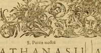 Picture 56 of 90 from Tou en agiois patros emon Athanasiou Archiepiskopou Alexandreias Ta euriskomena apanta. = B. Athanasii archiepiscopi Alexandrini Opera qvæ reperivntvr omnia, : in dvos tomos tribvta. Græce nunc primùm (ex Mss. Codd. Basil. Cantabrig. Palatm. & aliis) in lucem data, cum interpretatione Latine Petri Nannii ... Accesserunt fragmenta varia: notæ variarum lectionum: index triplex (1601), leaf 639